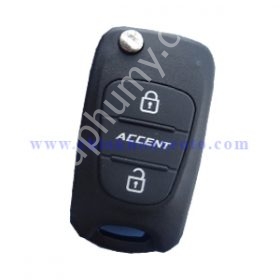 Chìa Khóa Remote Điều Khiển Hyundai Accent 2 Nút Gập